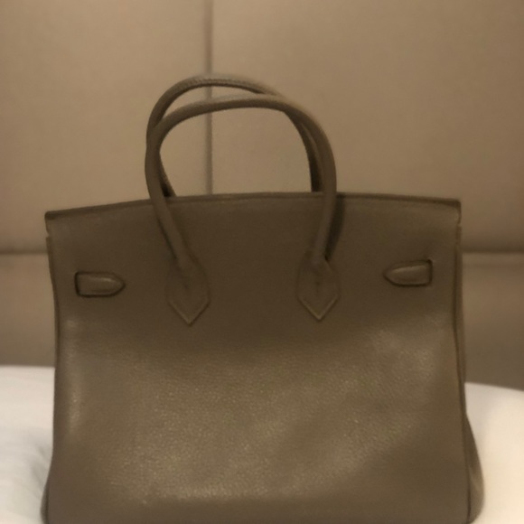 Hermes Birkin grey and silver 30 inch hermes special order / cartera Hermes - Picture 2 of 12